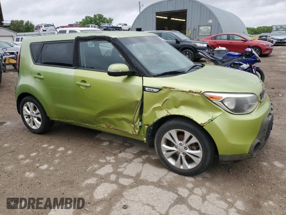2014 Kia Soul + with VIN KNDJP3A54E7731556, listed as a Copart auction lot 54992295 with 183,008 mi miles and Clean Title. Bid and sale history available at DreamBid. Image 4.