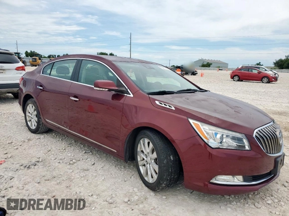 2016 Buick LaCrosse Leather with VIN 1G4GB5GR1GF174768, listed as a Copart auction lot 60461125 with 87,038 mi miles and Salvage title. Bid and sale history available at DreamBid. Image 4.