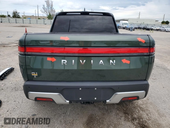 2023 Rivian R1T Adventure z VIN 7FCTGAAA8PN001040, wystawiony jako Copart lot #71517874 z przebiegiem 19 789 mil mil oraz Szkoda całkowita • Salvage title. Historia ofert i sprzedaży dostępna na DreamBid. Obrazek 6.