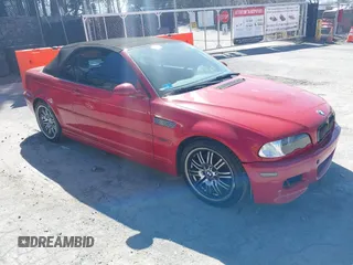 2002 BMW 3 Series M3 with VIN WBSBR93482EX23160, listed as a IAAI auction lot 41908228 with 106,955 mi miles. Bid and sale history available at carsss.com. Image 1.