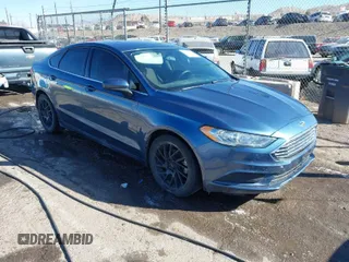 2018 Ford Fusion S with VIN 3FA6P0G77JR129224, listed as a IAAI auction lot 41483648 with 104,045 mi miles. Bid and sale history available at carsss.com. Image 1.