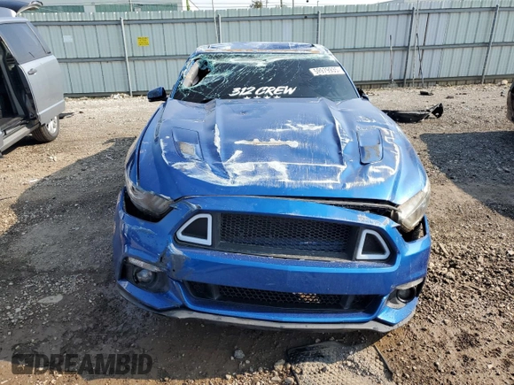 2017 Ford Mustang GT с VIN 1FA6P8CF9H5343477, выставлен на аукционе Copart как лот 59979935 с пробегом 47 444 миль миль и Списание • Salvage title. История ставок и продаж доступна на DreamBid. Изображение 5.