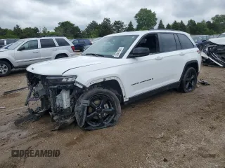 2023 Jeep Grand Cherokee Laredo with VIN 1C4RJHAG0PC556980, listed as a Copart auction lot 58443045 with Not provided miles and Salvage title. Bid and sale history available at DreamBid. Image 1.