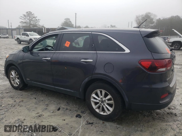 2019 Kia Sorento S V6 with VIN 5XYPGDA58KG449628, listed as a Copart auction lot 42976015 with 119,475 mi miles and Salvage Title. Bid and sale history available at carsss.com. Image 2.
