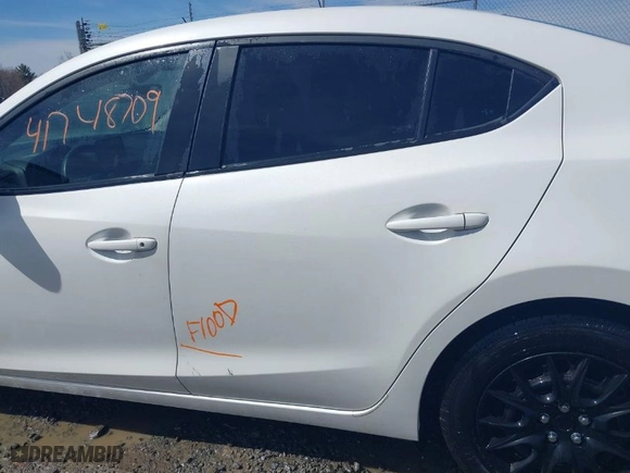 2017 Mazda Mazda3 4-Door Sport with VIN JM1BN1U70H1100824, listed as a IAAI auction lot 41748709 with 83,672 mi miles. Bid and sale history available at carsss.com. Image 6.