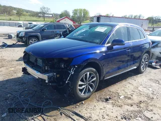 2023 Audi Q5 S line Premium Plus z VIN WA1EAAFY6P2038315, wystawiony jako IAAI lot #41990125 z przebiegiem 31 787 mil mil oraz . Historia ofert i sprzedaży dostępna na DreamBid. Obrazek 2.