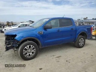 2020 Ford Ranger XL with VIN 1FTER4EH2LLA25325, listed as a Copart auction lot 49509975 with 61,780 mi miles and Salvage Title. Bid and sale history available at carsss.com. Image 1.