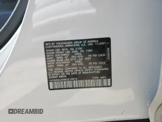2022 Volkswagen Atlas 3.6L V6 SEL R-Line with VIN 1V2AR2CA5NC510973, listed as a Copart auction lot 51585105 with 26,135 mi miles and Salvage Title. Bid and sale history available at carsss.com. Image 13.