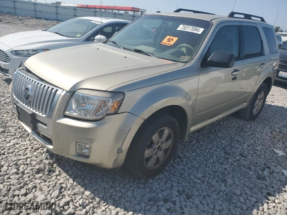 2010 Mercury Mariner with VIN 4M2CN8B77AKJ08932, listed as a Copart auction lot 75317094 with 0 mi miles and Salvage Title. Bid and sale history available at carsss.com. Image 1.