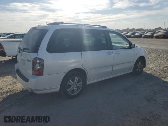 2004 Mazda MPV ES z VIN JM3LW28J940515726, wystawiony jako Copart lot #74640324 z przebiegiem 211 688 mil mil oraz Szkoda całkowita • Salvage title. Historia ofert i sprzedaży dostępna na DreamBid. Obrazek 3.