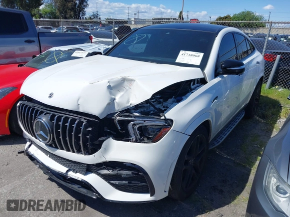 2023 Mercedes-Benz GLE 53 AMG with VIN 4JGFD6BB1PA855211, listed as a IAAI auction lot 41738068 with 11,191 mi miles and . Bid and sale history available at DreamBid. Image 2.
