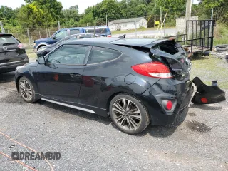 2016 Hyundai Veloster Turbo with VIN KMHTC6AE2GU263929, listed as a Copart auction lot 61876963 with 55,108 mi miles. Bid and sale history available at carsss.com. Image 2.