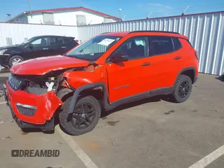 2017 Jeep Compass Sport with VIN 3C4NJDAB1HT628125, listed as a IAAI auction lot 42218375 with 52,415 mi miles and . Bid and sale history available at DreamBid. Image 18.