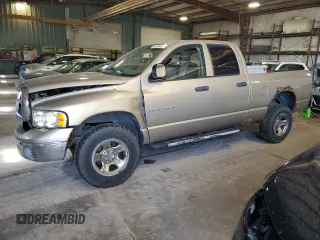2003 Dodge 1500 SLT z VIN 1D7HU18N03J501259, wystawiony jako Copart lot #52886485 z przebiegiem 199 011 mil mil oraz Szkoda całkowita • Salvage title. Historia ofert i sprzedaży dostępna na DreamBid. Obrazek 1.