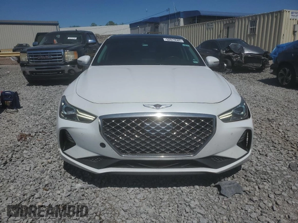 2019 Genesis G70 Advanced with VIN KMTG74LEXKU016731, listed as a Copart auction lot 52879505 with 122,465 mi miles and Salvage title. Bid and sale history available at DreamBid. Image 5.