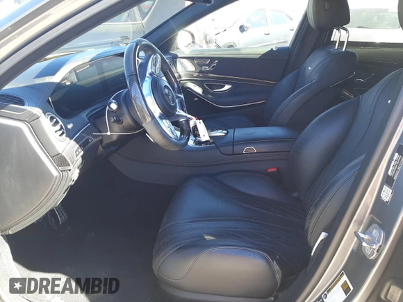 2019 Mercedes-Benz S-Class AMG S 63 with VIN WDDUG8JBXKA496469, listed as a Copart auction lot 69417233 with 44,761 mi miles and Non Repairable. Bid and sale history available at carsss.com. Image 7.