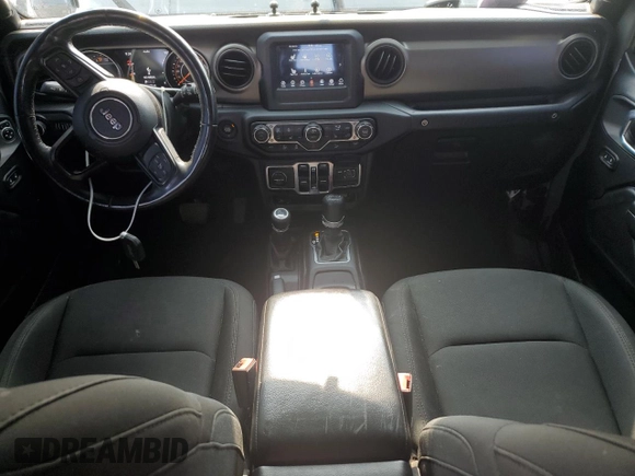2018 Jeep Wrangler Unlimited Sport S with VIN 1C4HJXDG0JW281103, listed as a Copart auction lot 60400565 with 112,485 mi miles and Salvage title. Bid and sale history available at DreamBid. Image 8.