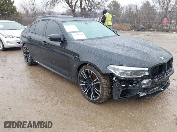 2020 BMW M5 Competition z VIN WBSJF0C00LCD37331, wystawiony jako IAAI lot #41738410 z przebiegiem 49 788 mil mil oraz . Historia ofert i sprzedaży dostępna na DreamBid. Obrazek 1.
