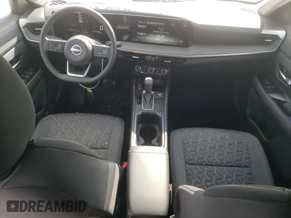 2025 Nissan Kicks SV with VIN 3N8AP6CB1SL335228, listed as a Copart auction lot 46030455 with 49 mi miles and Salvage Title. Bid and sale history available at carsss.com. Image 8.