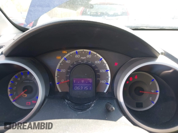 2010 Honda Fit Sport with VIN JHMGE8H4XAS018807, listed as a IAAI auction lot 41990369 with 63,151 mi miles. Bid and sale history available at carsss.com. Image 7.
