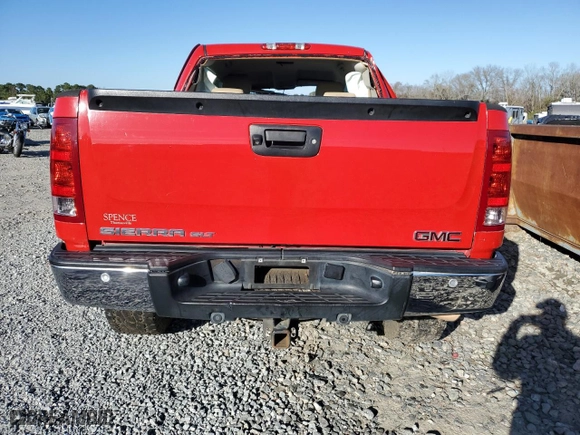 2013 GMC Sierra 1500 SLT with VIN 3GTP2WE70DG321085, listed as a Copart auction lot 47799645 with 203,829 mi miles and Salvage Title. Bid and sale history available at carsss.com. Image 6.