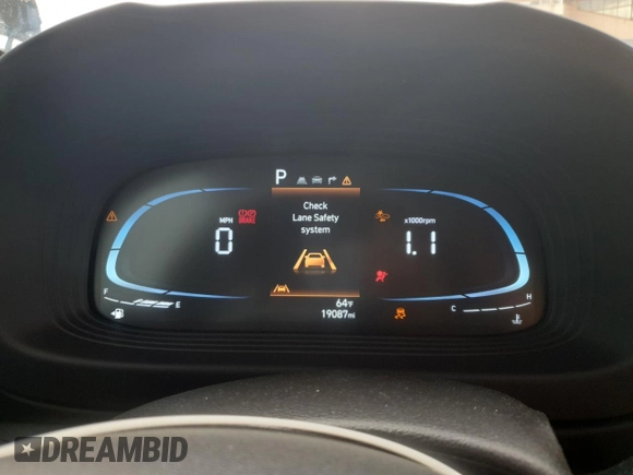 2023 Hyundai Venue Limited with VIN KMHRC8A35PU259250, listed as a Copart auction lot 61553225 with 19,087 mi miles and Salvage title. Bid and sale history available at DreamBid. Image 9.