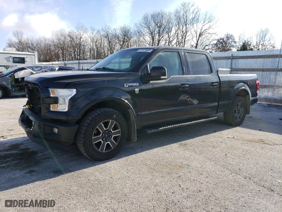 2015 Ford F-150 XLT w/HD Payload Pkg with VIN 1FTFW1EF8FKD63767, listed as a Copart auction lot 87078584 with 136,306 mi miles and Salvage Title. Bid and sale history available at carsss.com. Image 1.