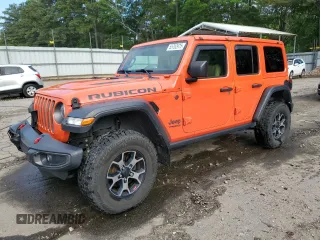 2018 Jeep Wrangler Unlimited Rubicon with VIN 1C4HJXFN2JW332452, listed as a Copart auction lot 55782975 with 78,312 mi miles and Salvage title. Bid and sale history available at DreamBid. Image 1.