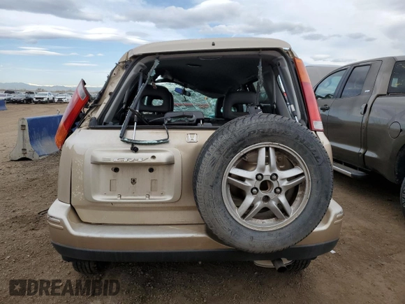 2000 Honda CR-V SE with VIN JHLRD1875YS023974, listed as a Copart auction lot 52357245 with 169,736 mi miles and Salvage Title. Bid and sale history available at carsss.com. Image 6.