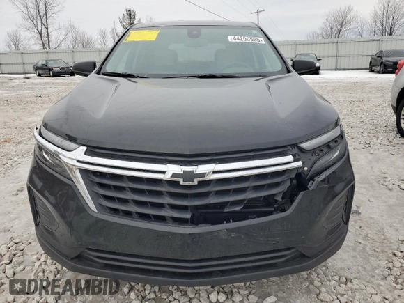 2024 Chevrolet Equinox LS with VIN 3GNAXHEG0RL273340, listed as a Copart auction lot 44200565 with 8,827 mi miles and Non Repairable. Bid and sale history available at DreamBid. Image 5.
