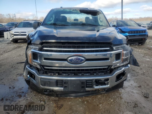 2018 Ford F-150 XL with VIN 1FTEX1EB6JFB13077, listed as a Copart auction lot 86868014 with 95,954 mi miles and Salvage Title. Bid and sale history available at carsss.com. Image 5.