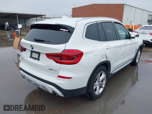 2019 BMW X3 sDrive30i with VIN 5UXTR7C58KLE96350, listed as a IAAI auction lot 41966527 with Not Provided miles and . Bid and sale history available at DreamBid. Image 4.