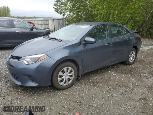 2016 Toyota Corolla L with VIN 2T1BURHE8GC702438, listed as a Copart auction lot 54630515 with 96,241 mi miles and Salvage Title. Bid and sale history available at DreamBid. Image 1.