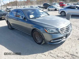 2018 Mercedes-Benz S 560 with VIN WDDUG8GB1JA399733, listed as a IAAI auction lot 40698553 with 82,838 mi miles and . Bid and sale history available at carsss.com. Image 1.
