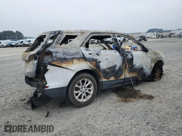 2018 Chevrolet Equinox LT with VIN 3GNAXJEV4JS569123, listed as a Copart auction lot 48952595 with Not provided miles and Salvage title. Bid and sale history available at DreamBid. Image 3.