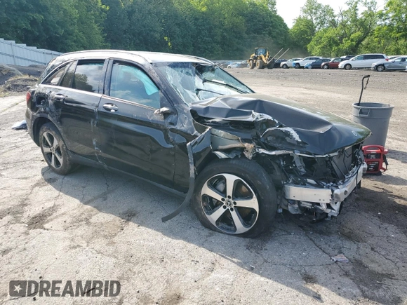 2021 Mercedes-Benz GLC 300 with VIN W1N0G8EB5MF977215, listed as a Copart auction lot 56537625 with Not provided miles and Salvage title. Bid and sale history available at DreamBid. Image 4.