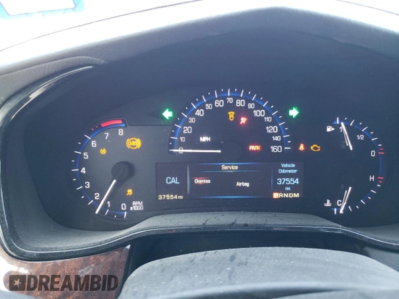2014 Cadillac CTS Luxury RWD with VIN 1G6AR5SX8E0155133, listed as a Copart auction lot 49601595 with 37,554 mi miles and Salvage Title. Bid and sale history available at carsss.com. Image 9.