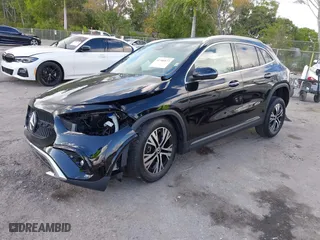 2025 Mercedes-Benz GLA with VIN W1N4N4GB9SJ644877, listed as a IAAI auction lot 41586877 with 8,937 mi miles. Bid and sale history available at carsss.com. Image 2.