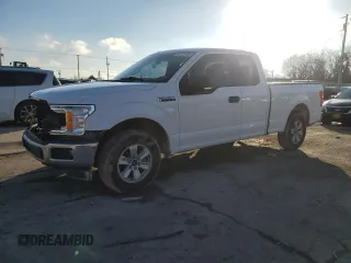 2018 Ford F-150 XL with VIN 1FTEX1CB6JKE72097, listed as a Copart auction lot 43222435 with 0 mi miles and Salvage Title. Bid and sale history available at carsss.com. Image 1.