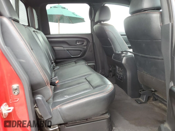 2021 Nissan Titan SL с VIN 1N6AA1EDXMN523275, выставлен на аукционе Copart как лот 55759185 с пробегом 65 600 миль миль и Списание • Salvage title. История ставок и продаж доступна на DreamBid. Изображение 10.