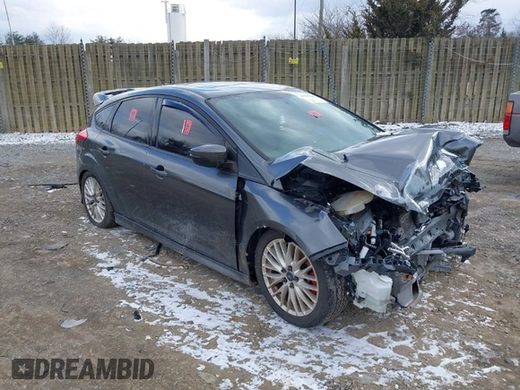 2017 Ford Focus ST with VIN 1FADP3L91HL259914, listed as a IAAI auction lot 41630640 with 52,699 mi miles and . Bid and sale history available at carsss.com. Image 1.