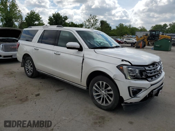2018 Ford Expedition Max Limited with VIN 1FMJK2AT0JEA67068, listed as a Copart auction lot 58620195 with 79,647 mi miles and Salvage title. Bid and sale history available at DreamBid. Image 4.