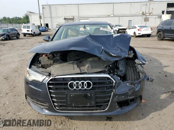 2015 Audi A6 Premium Plus with VIN WAUGFAFC5FN034951, listed as a Copart auction lot 58916435 with 121,560 mi miles and Clean title. Bid and sale history available at DreamBid. Image 5.