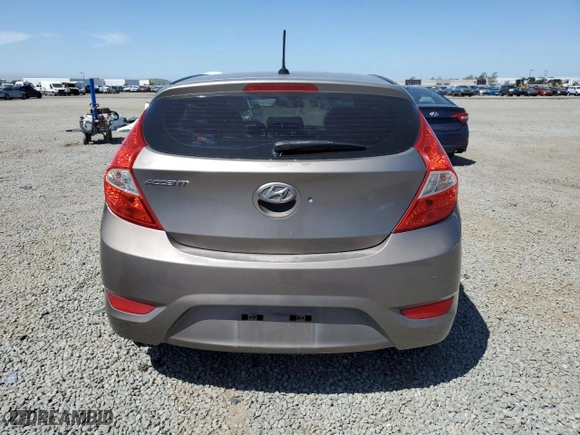 2013 Hyundai Accent GL with VIN KMHCT5AE3DU106562, listed as a Copart auction lot 52646635 with 188,015 mi miles and Salvage Title. Bid and sale history available at carsss.com. Image 6.