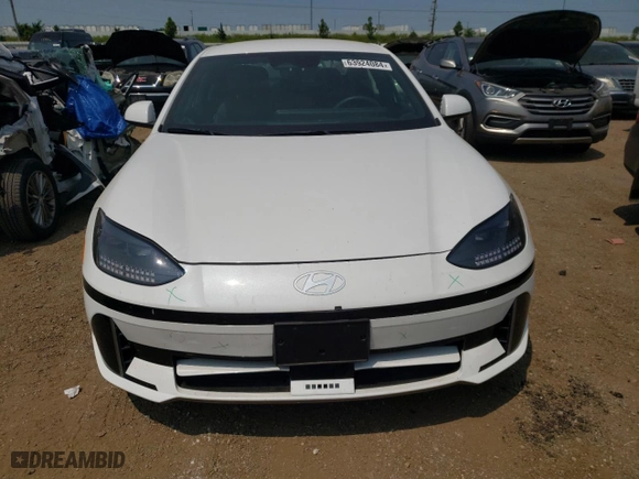 2023 Hyundai IONIQ 6 Preferred with VIN KMHM34AC6PA049017, listed as a Copart auction lot 63924084 with 9536 miles and Salvage Title. Bid and sale history available at carsss.com. Image 5.