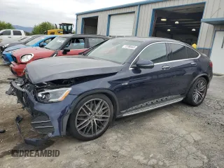 2021 Mercedes-Benz GLC with VIN W1N0J6EB0MF897343, listed as a Copart auction lot 41417195 with 41,707 mi miles and Salvage Title. Bid and sale history available at carsss.com. Image 1.