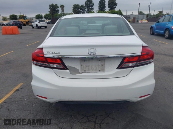 2015 Honda Civic LX with VIN 2HGFB2F53FH561723, listed as a IAAI auction lot 42163448 with 55,704 mi miles. Bid and sale history available at carsss.com. Image 17.