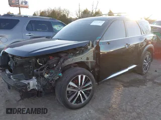 2024 Nissan Pathfinder Platinum with VIN 5N1DR3DG3RC206971, listed as a IAAI auction lot 41453835 with 27,303 mi miles. Bid and sale history available at carsss.com. Image 18.