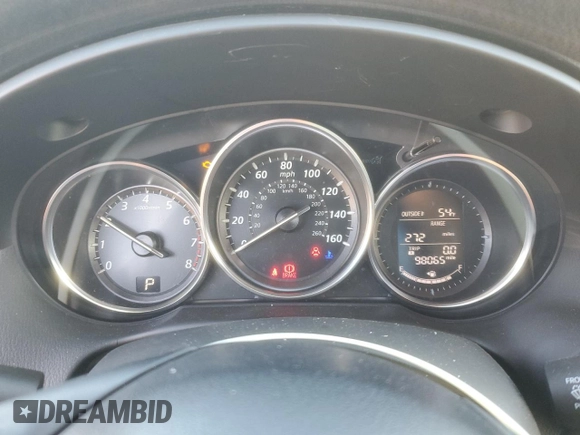 2014 Mazda CX-5 Sport with VIN JM3KE2BE1E0350718, listed as a Copart auction lot 46370205 with 98,065 mi miles and Salvage title. Bid and sale history available at DreamBid. Image 9.