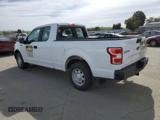 2018 Ford F-150 XL with VIN 1FTEX1CB8JKD59638, listed as a Copart auction lot 47296195 with 162,040 mi miles and Salvage title. Bid and sale history available at DreamBid. Image 2.